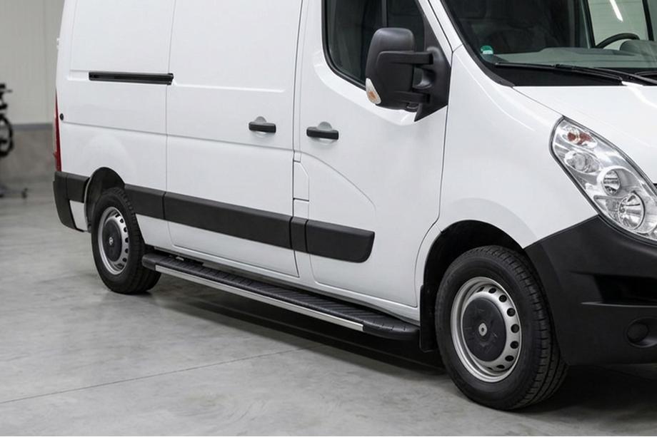 Nissan NV400 2010-2024 Marchepieds latéraux Bosphorus Grey (2 pcs, aluminium) Image
