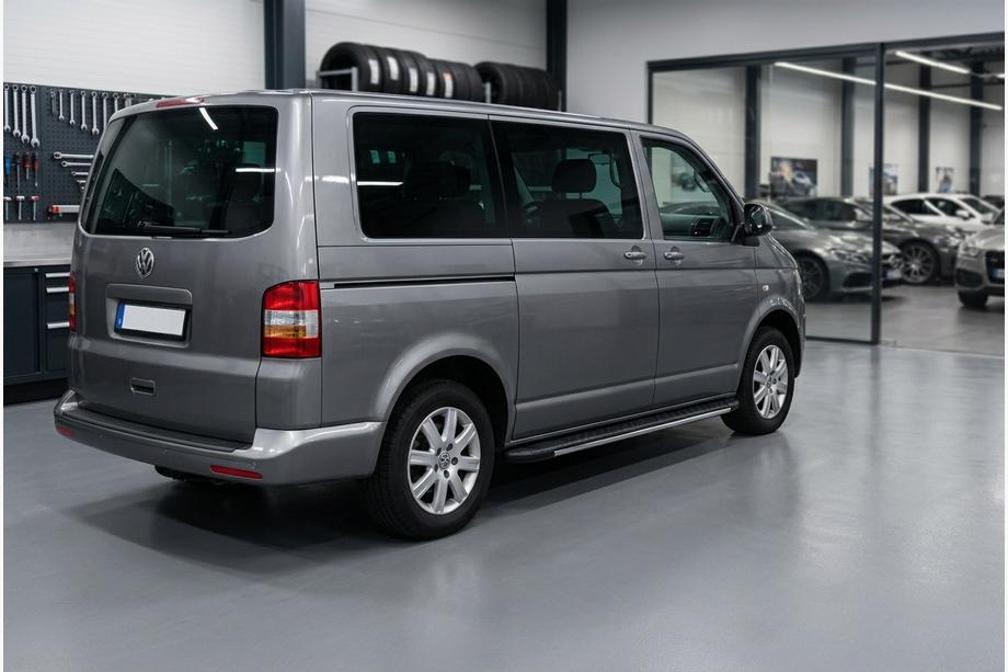 Volkswagen T5 Transporter 2003-2010 Marchepieds latéraux Bosphorus Grey (2 pcs, aluminium) Empattement Long Image