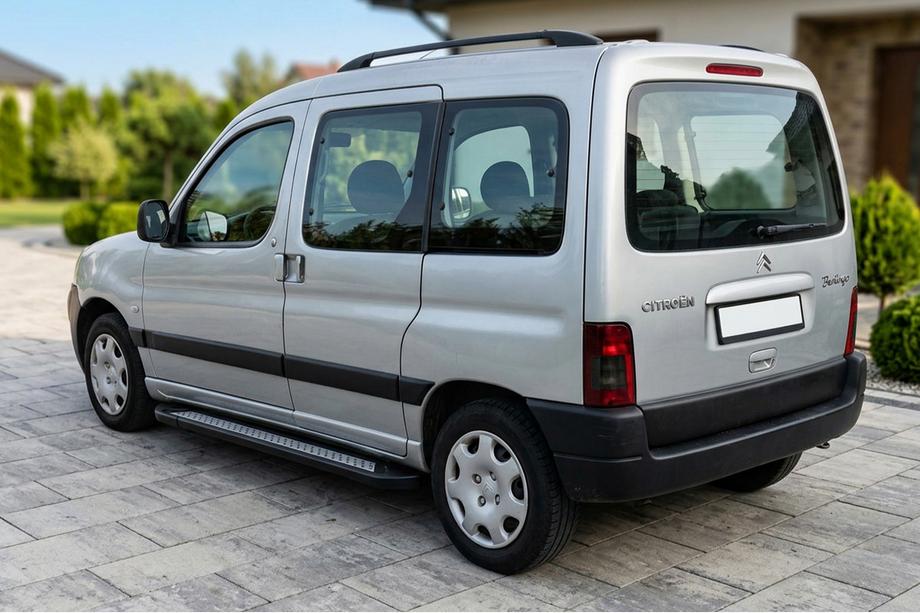 Citroen Berlingo 1996-2008 Marchepieds Latéraux New Vision Black (2 pcs, Aluminium) Image