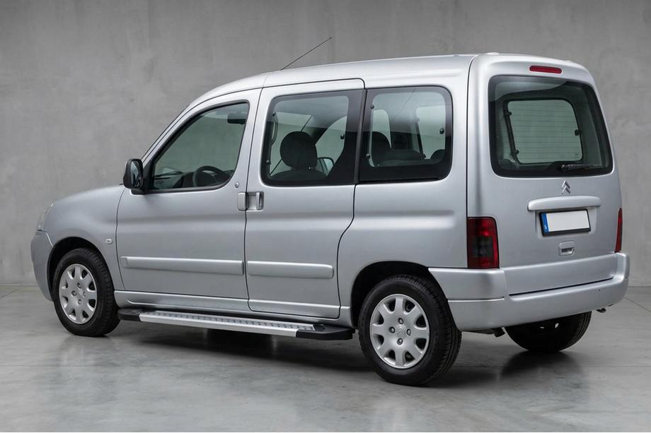 Citroen Berlingo 1996-2008 Marchepieds Latéraux New Vision Grey (2 pcs, Aluminium) Image