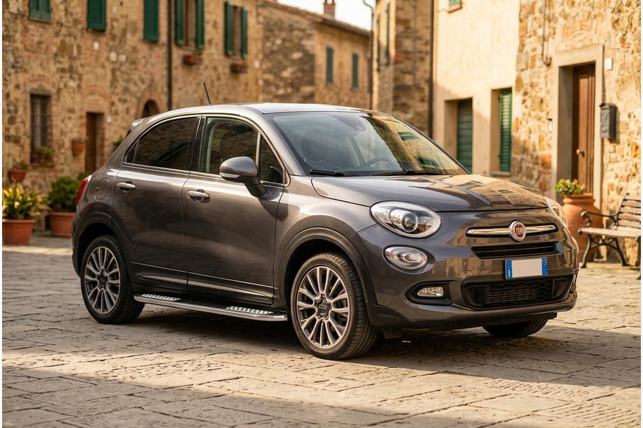Fiat 500X 2014-2024 Marchepieds Latéraux Tayga V2 (2 pcs, Aluminium) Image