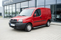 Fiat Doblo I 2001-2005 Marchepieds Latéraux BlackLine (2 pcs, Aluminium) photo 1