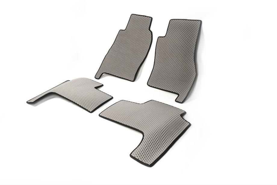 Nissan Patrol Y61 1997-2011 Tapis de sol EVA (Gris) Court, 4 pièces (avant et arrière) Photo 2
