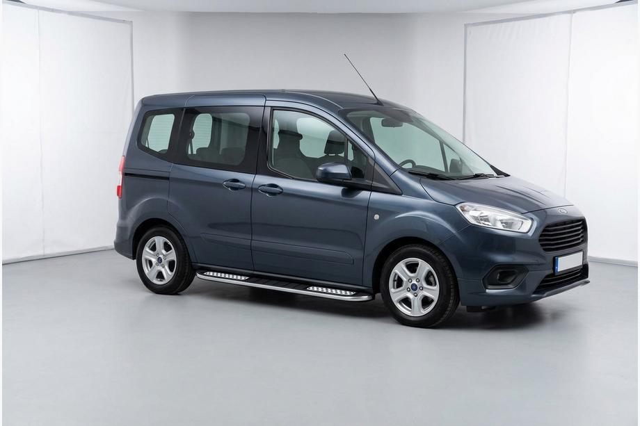 Ford Courier 2014-2023 Marchepieds Latéraux Tayga V2 (2 pcs, Aluminium) Image