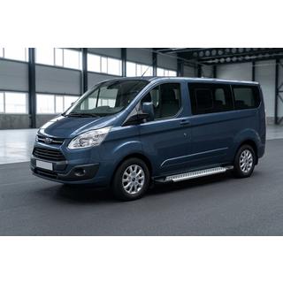Marchepieds Latéraux New Vision Grey (2 pcs, Aluminium) Ford Custom 2013-2022 photo 1