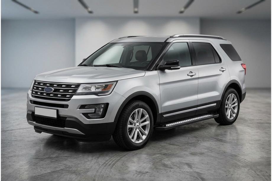 Ford Explorer 2011-2019 Marchepieds Latéraux New Vision Black (2 pcs, Aluminium) Image