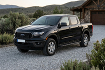 Ford Ranger 2011–2022 Marchepieds Latéraux Tayga Black (2 pcs, Aluminium) photo 1