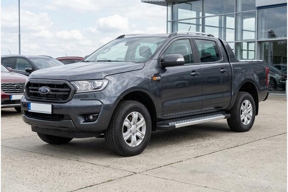 Ford Ranger 2011–2022 Marchepieds Latéraux New Vision Grey (2 pcs, Aluminium) Image