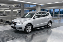 Geely Emgrand X7 2011- Marchepieds Latéraux BlackLine (2 pcs, Aluminium) photo 1