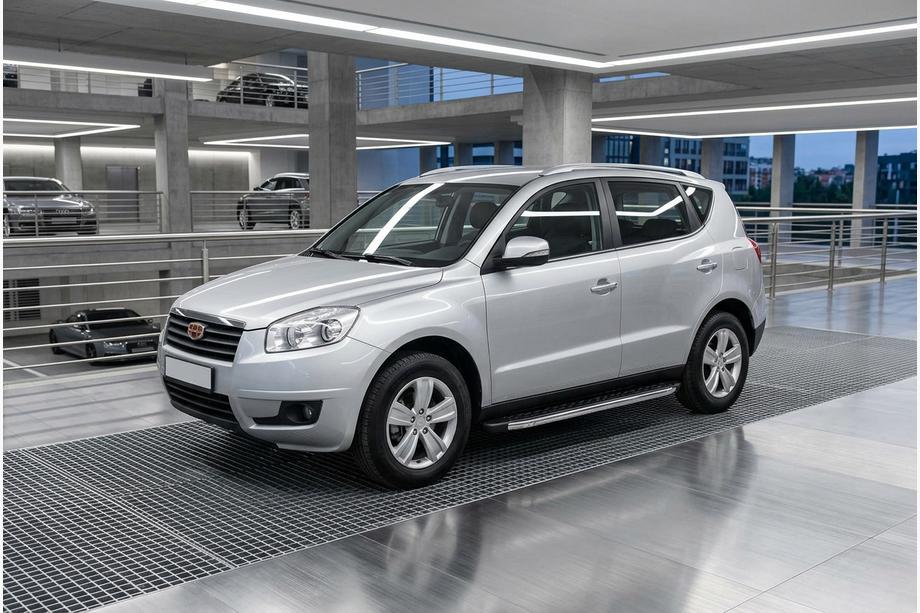 Geely Emgrand X7 2011- Marchepieds Latéraux BlackLine (2 pcs, Aluminium) Image