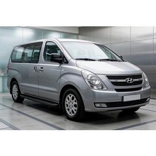 Marchepieds Latéraux Tayga Black (2 pcs, Aluminium) Hyundai H300, H1, Starex 2008-2020 photo 1