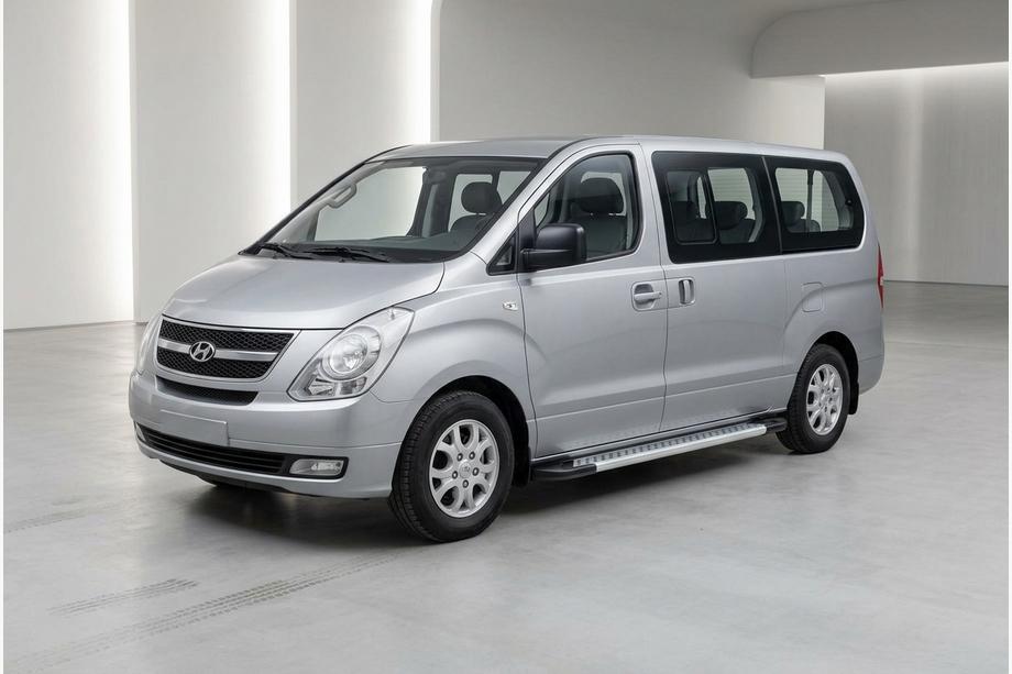 Hyundai H300, H1, Starex 2008-2020 Marchepieds Latéraux New Vision Grey (2 pcs, Aluminium) Image