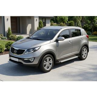 Marchepieds Latéraux New Vision Grey (2 pcs, Aluminium) Kia Sportage 2010-2015 photo 1