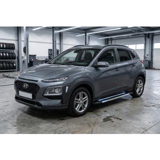 Marchepieds Latéraux RedLine Black (2 pcs, Aluminium) Hyundai Kona 2017-2023 photo 1