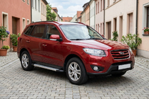Hyundai Santa Fe 2 2006-2012 Marchepieds Latéraux New Vision Grey (2 pcs, Aluminium) photo 1