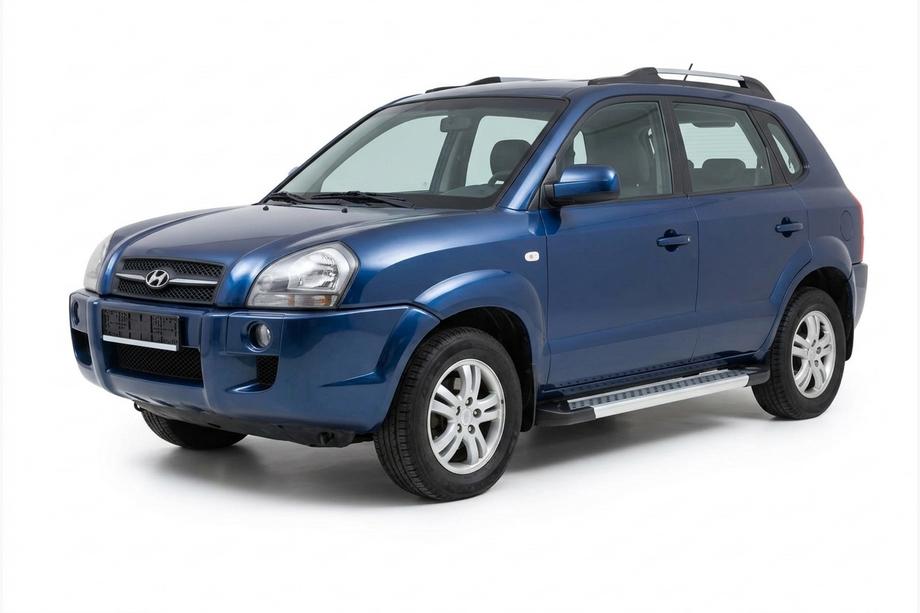Hyundai Tucson JM 2004- Marchepieds Latéraux New Vision Grey (2 pcs, Aluminium) Photo 1