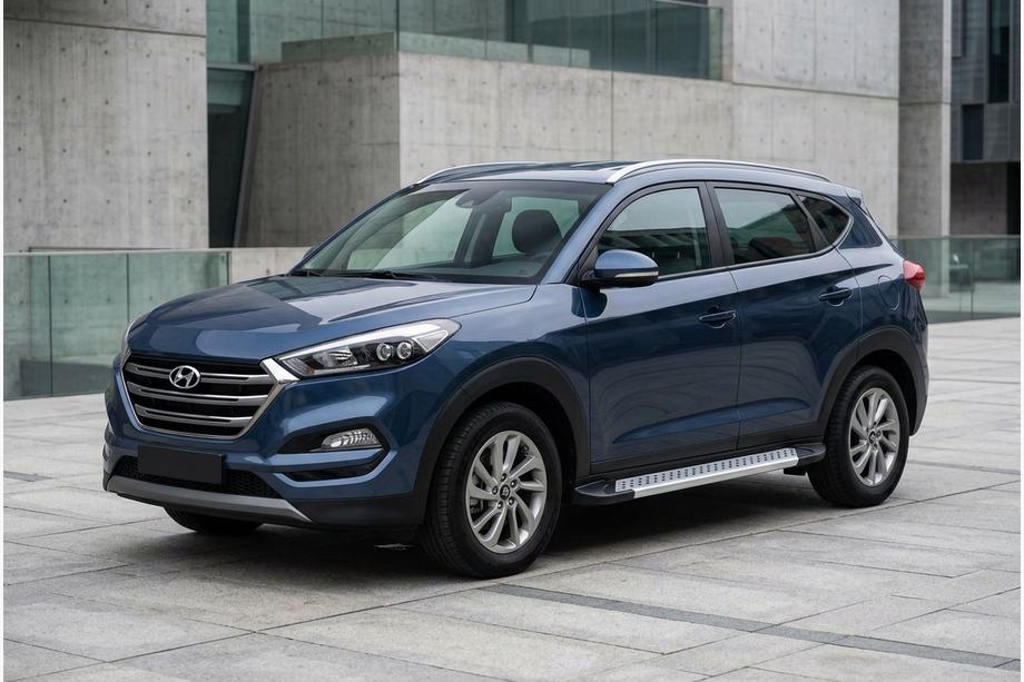 Hyundai Tucson TL 2016-2021 Marchepieds Latéraux New Vision Grey (2 pcs, Aluminium) Photo 1