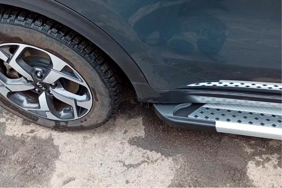 Kia Sportage 2015-2021 Marchepieds Latéraux New Vision Grey (2 pcs, Aluminium) Photo 2