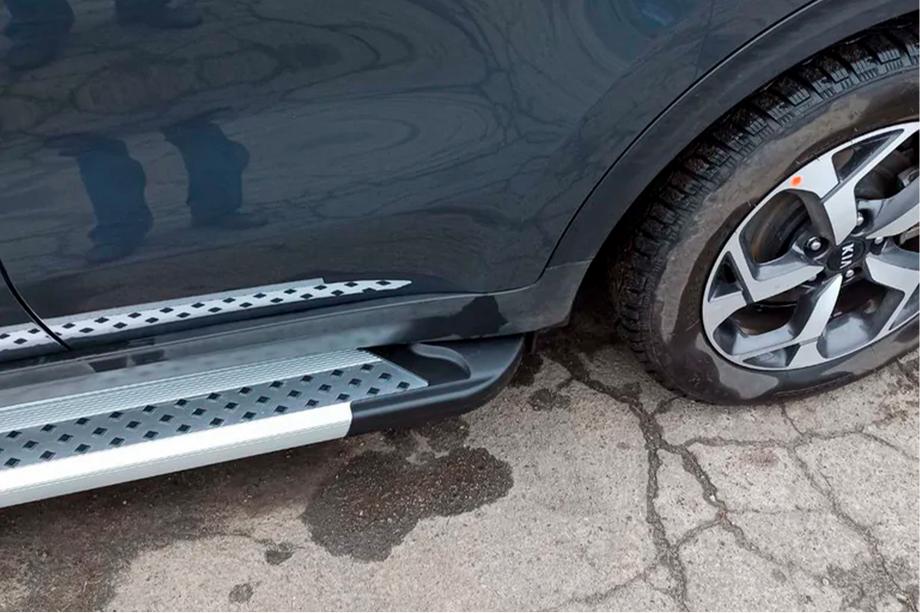 Kia Sportage 2015-2021 Marchepieds Latéraux New Vision Grey (2 pcs, Aluminium) Photo 3