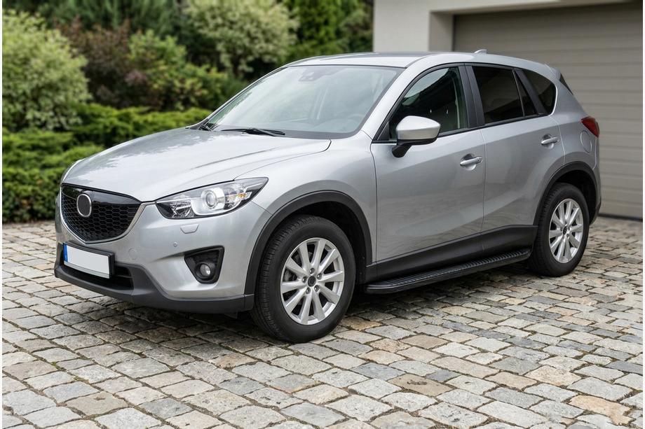 Mazda CX-5 2012-2017 Marchepieds Latéraux Tayga Black (2 pcs, Aluminium) Image