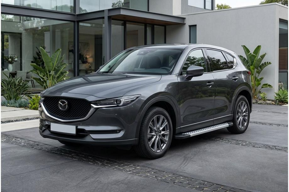 Mazda CX-5 2017–2025 Marchepieds Latéraux New Vision Grey (2 pcs, Aluminium) Image