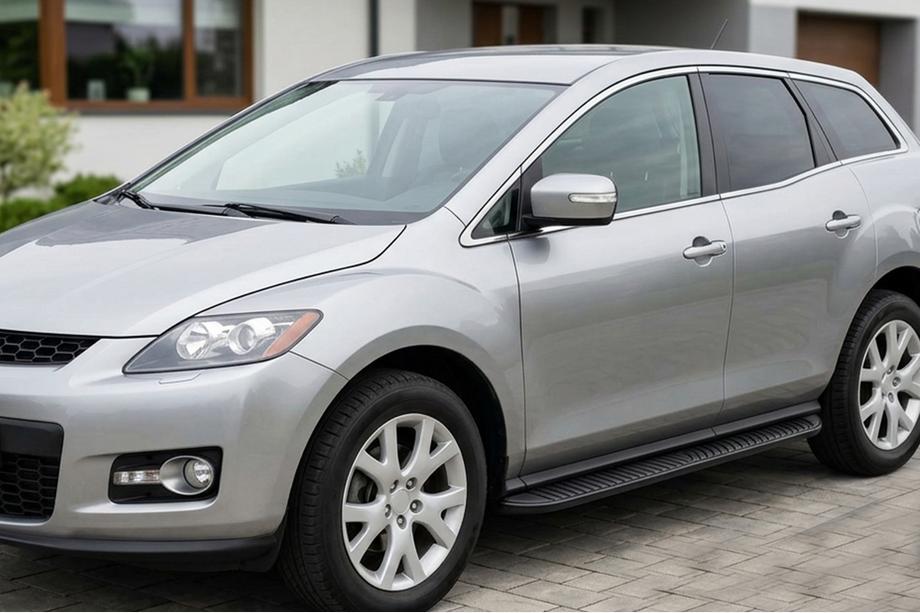 Mazda CX-7 2006-2012 Marchepieds Latéraux Tayga Black (2 pcs, Aluminium) Image