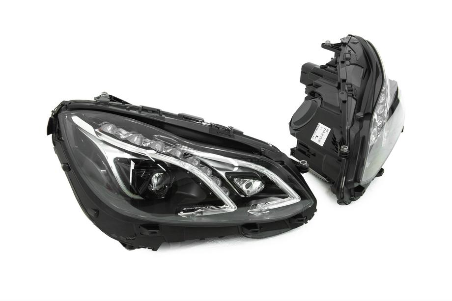 Mercedes E-class W212 2009-2016 Phares avant (2 pcs, restylage, avec boîtiers de commande) Photo 4