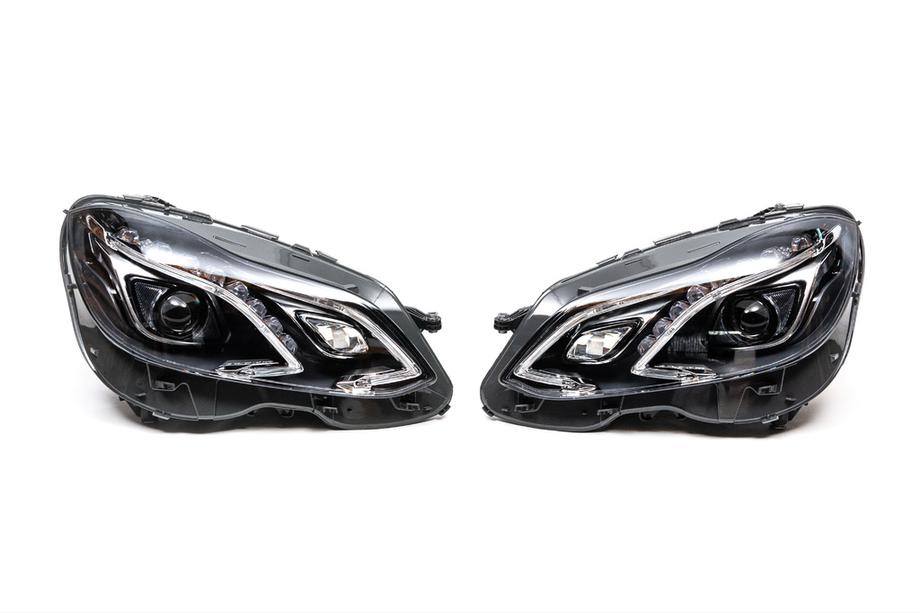 Mercedes E-class W212 2009-2016 Phares avant (2 pcs, restylage, avec boîtiers de commande) Photo 10
