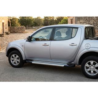 Marchepieds Latéraux New Vision Grey (2 pcs, Aluminium) Mitsubishi L200 2015-2024 photo 1