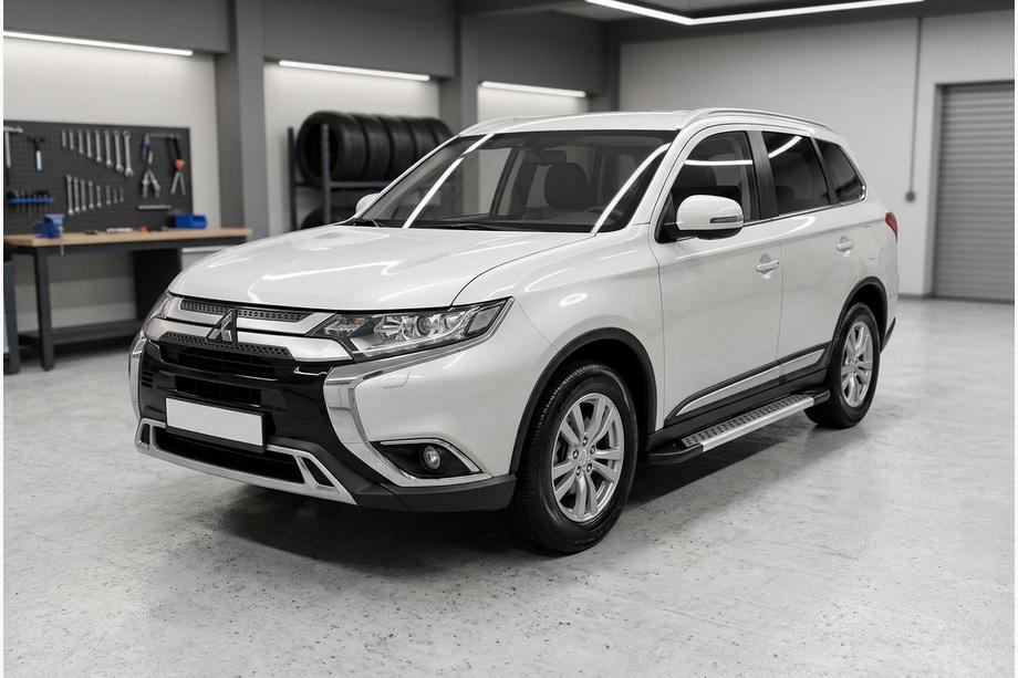 Mitsubishi Outlander 2012-2021 Marchepieds Latéraux New Vision Grey (2 pcs, Aluminium) Image