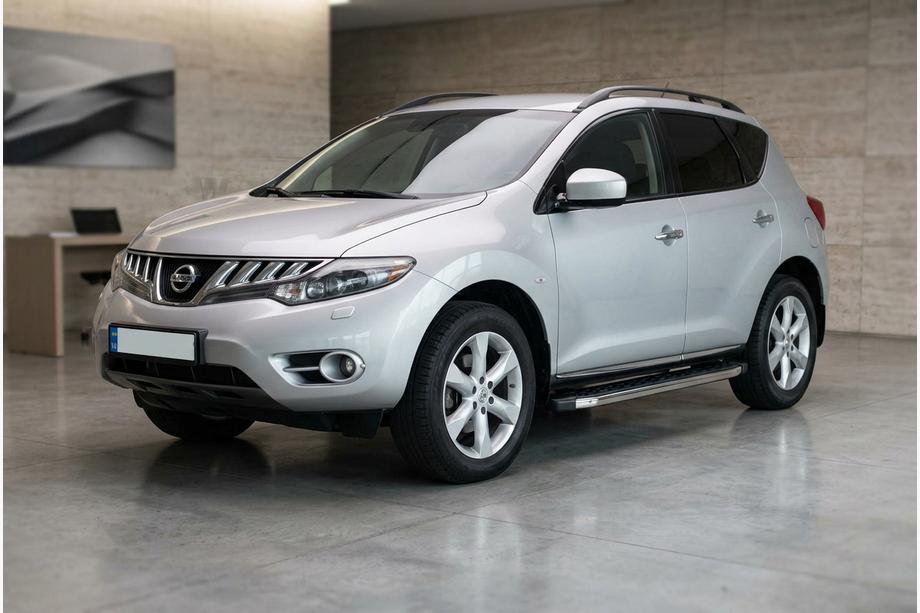 Nissan Murano 2008-2014 Marchepieds BlackLine (2 pcs, aluminium) Image