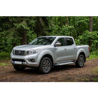 Marchepieds Latéraux New Vision Grey (2 pcs, Aluminium) Nissan Navara/NP300 2016- photo 1