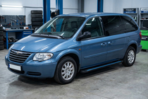 Chrysler Voyager 2001-2007 Marchepieds Latéraux Maya Blue (2 pcs, Aluminium) photo 1