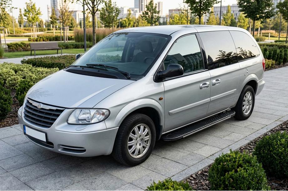 Chrysler Voyager 2001-2007 Marchepieds latéraux Bosphorus Grey (2 pcs, aluminium) Image