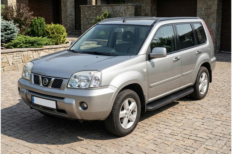 Nissan X-trail T30 2002-2007 Marchepieds Latéraux Tayga Black (2 pcs, Aluminium) Image