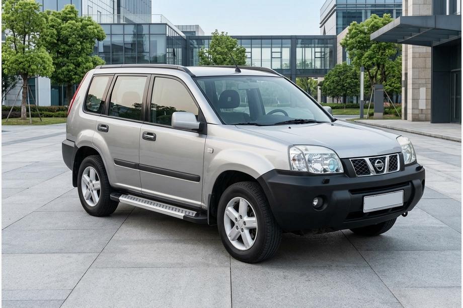 Nissan X-trail T30 2002-2007 Marchepieds Latéraux New Vision Grey (2 pcs, Aluminium) Image