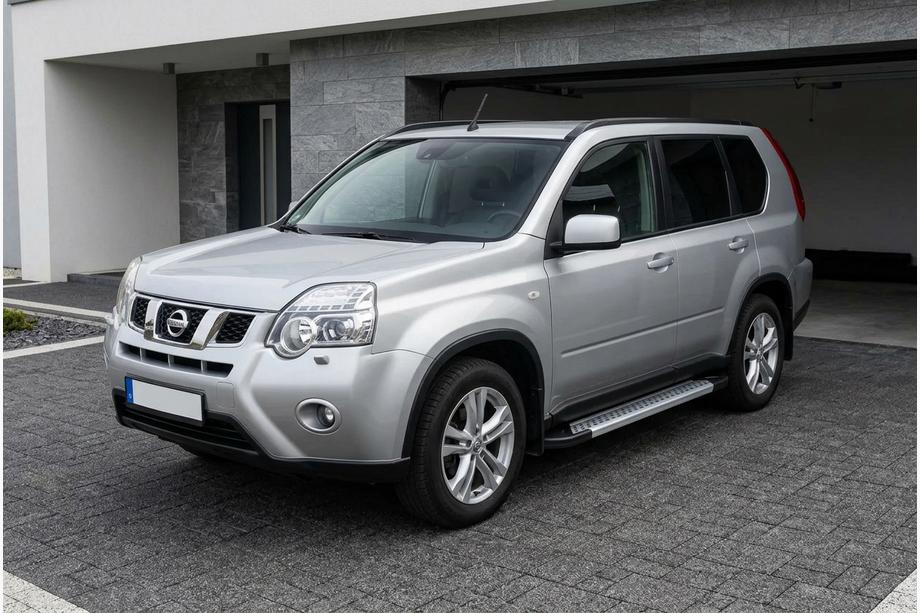 Nissan X-trail T31 2007-2014 Marchepieds Latéraux New Vision Grey (2 pcs, Aluminium) Image