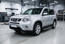 Nissan X-trail T31 2007-2014 Marchepieds Latéraux BlackLine (2 pcs, Aluminium) photo 1