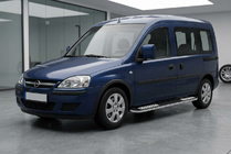 Opel Combo 2002–2012 Marchepieds Latéraux Tayga V2 (2 pcs, Aluminium) photo 1