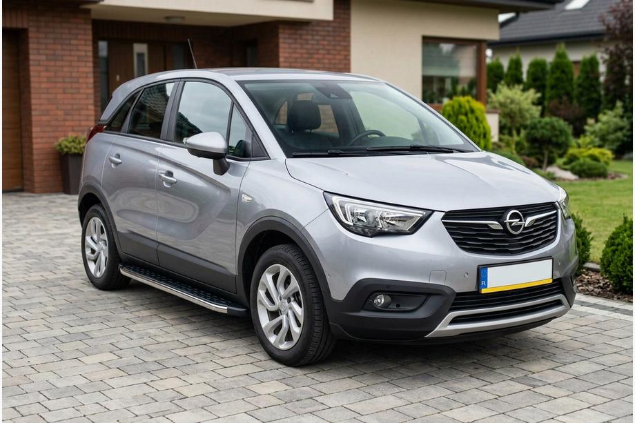 Opel Crossland X 2017-2024 Marchepieds Latéraux BlackLine (2 pcs, Aluminium) Image