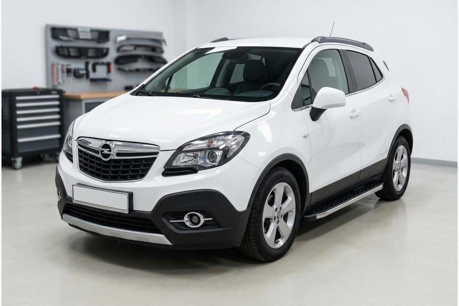 Opel Mokka 2012-2021 Marchepieds Latéraux BlackLine (2 pcs, Aluminium) Image