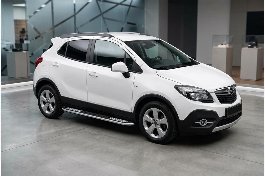Opel Mokka 2012-2021 Marchepieds Latéraux Tayga V2 (2 pcs, Aluminium) Image