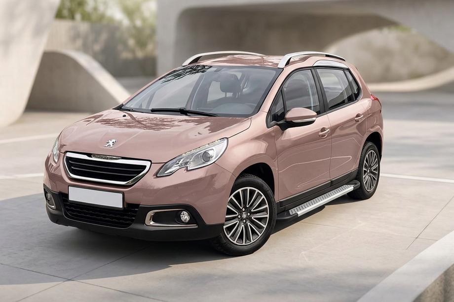 Peugeot 2008 2013-2019 Marchepieds Latéraux New Vision Grey (2 pcs, Aluminium) Image