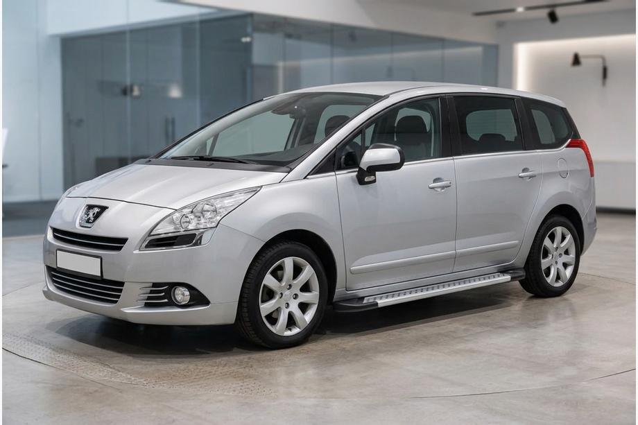 Peugeot 5008 2009-2016 Marchepieds Latéraux New Vision Grey (2 pcs, Aluminium) Image