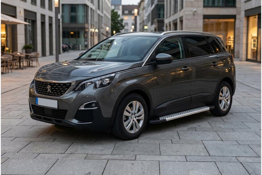 Peugeot 5008 2016-2023 Marchepieds Latéraux New Vision Grey (2 pcs, Aluminium) Image
