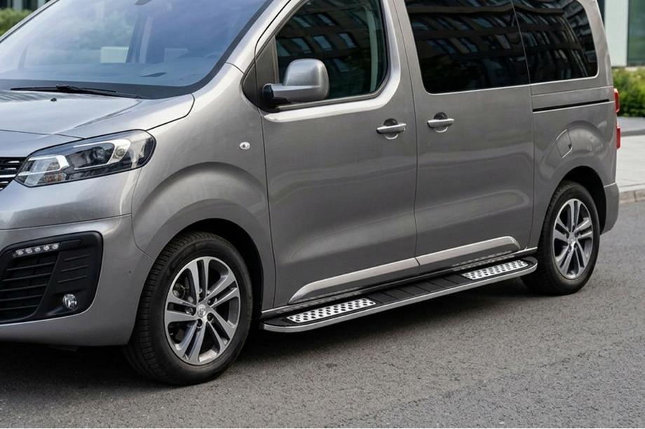 Peugeot Expert 2017- Marchepieds Latéraux Tayga V2 (2 pcs, Aluminium) XL - Empattement Long Photo 1