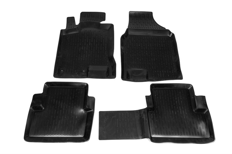 Nissan Qashqai 2010-2014 Tapis en caoutchouc (4 pcs, Niken 3D) Photo 2