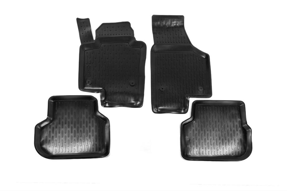 Volkswagen Jetta 2011-2018 Tapis en caoutchouc (4 pcs, Niken 3D) Photo 1