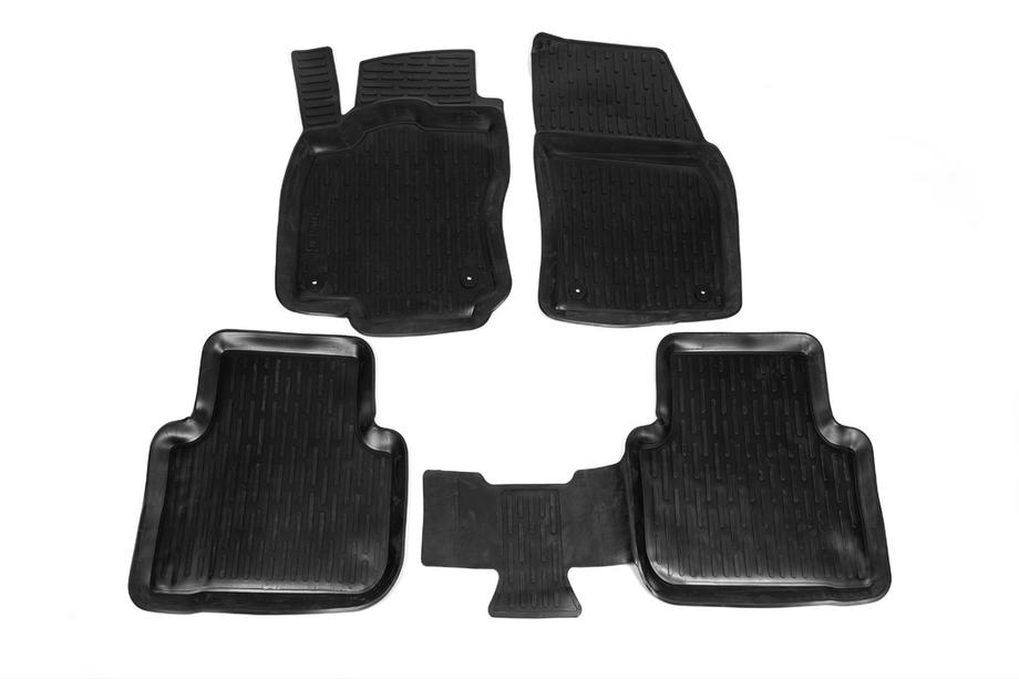 Volkswagen Touran 2015- Tapis en caoutchouc (4 pcs, Niken 3D) Photo 2