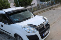 Fiat Doblo II 2010-2022 Casquette de pare-brise (noir brillant, 5mm) photo 13